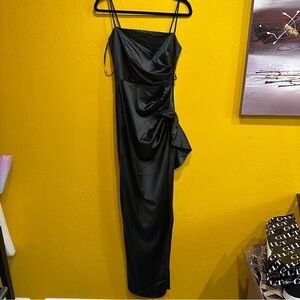 Windsor Black Asymmetrical Dress